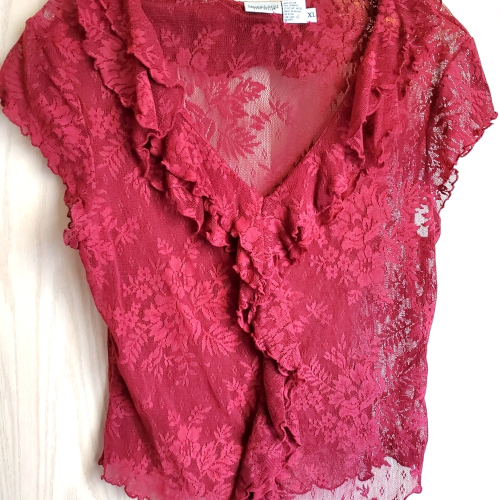 Stretchy Lace Top XL
